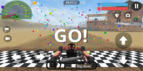 真实卡丁车赛免费破解版：经典的赛车竞速游戏，好玩!